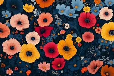 Detailed Marimekko Pattern