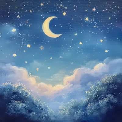 Whimsical Night Sky