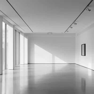 Empty Modern Gallery