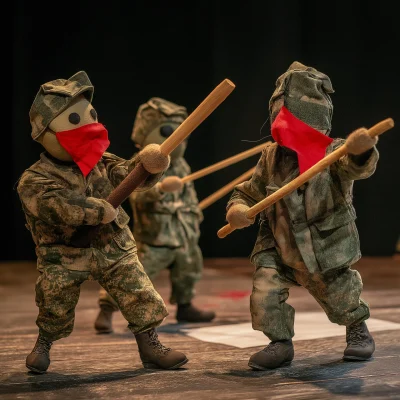 Military Puppet Show