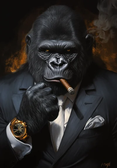 Gorilla in a Suit