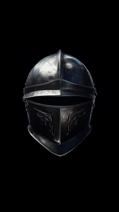 Medieval Knight Helmet Wallpaper