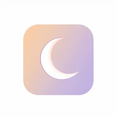 Crescent Moon App Icon