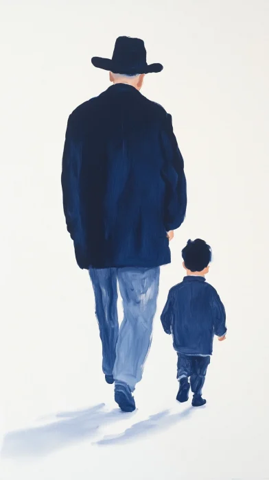 Western Father and Child