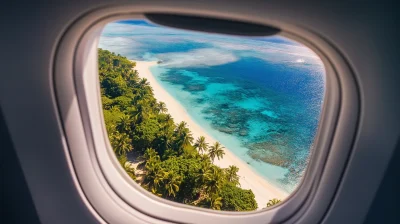 Tropical Beach from Above