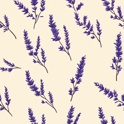 Lavender Sprigs Pattern