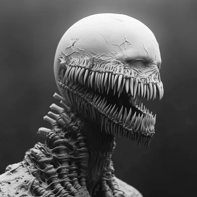 Tooth-covered Humanoid