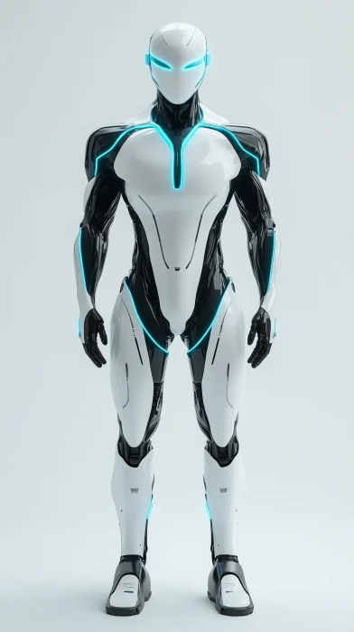 Futuristic Humanoid Robot