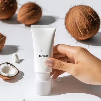 Coconut Hand Cream Application