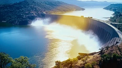 Aerial View of Kariba Dam