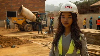 Walking Through Villa Worksite