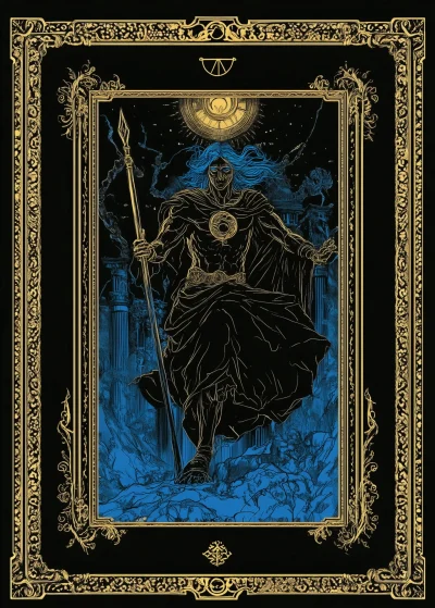 Ethereal Tarot Card of Phoros