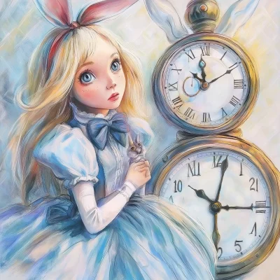 Alice in Wonderland Illustration