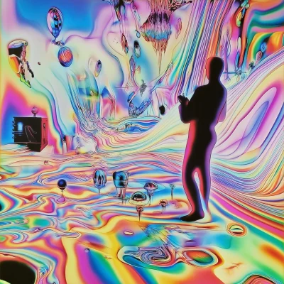 Psychedelic Rainbow Room