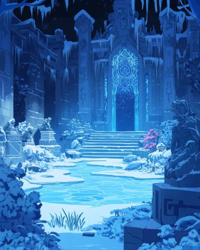 Frozen Courtyard Adventure