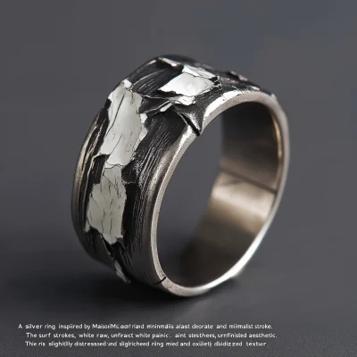 Avant-Garde Silver Ring