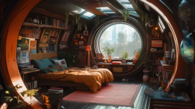 Futuristic Cozy Home