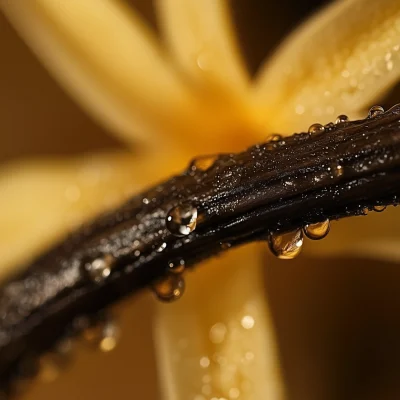 Vanilla Pods Close-Up