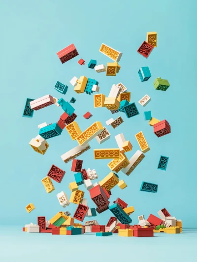 Falling Lego Bricks