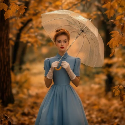 Serene Autumn Portrait