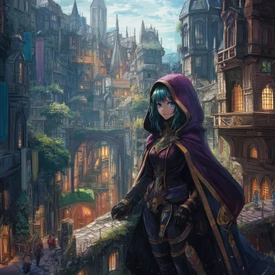 High Fantasy Mage City Academy