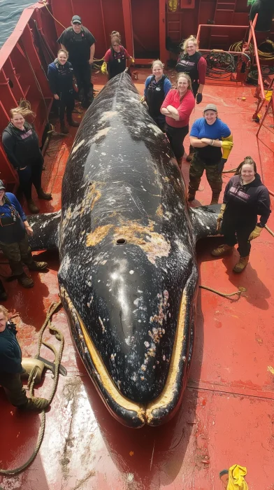 Rescue Team Embraces Whale