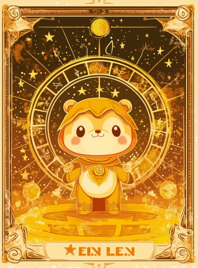 Leo Tarot Card Design