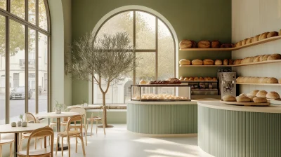 Cozy Bakery Interior