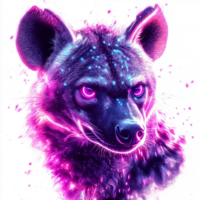 Mystical Hyena Portrait