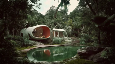 Surrealist Vintage House