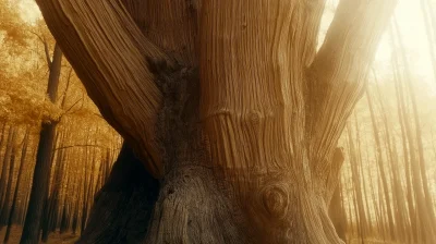 Ancient Oud Tree in Morning Light