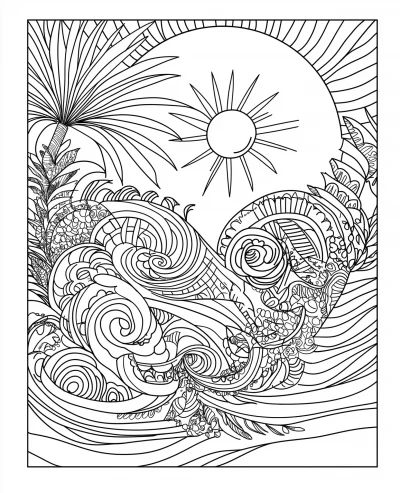 Mandala Coloring Page