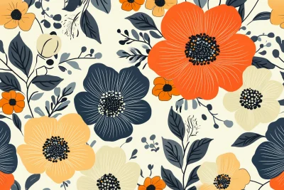 Retro Floral Pattern