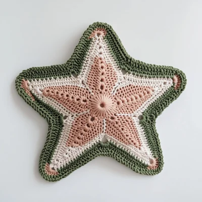 Crocheted Star Doilie