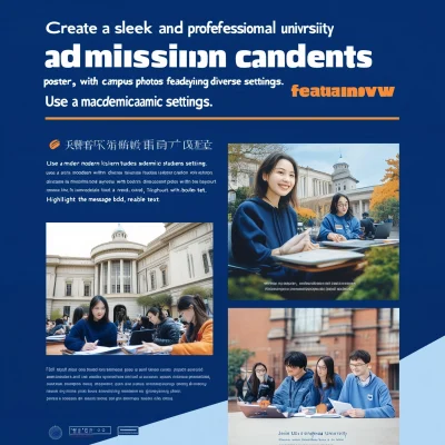 University Admission Poster