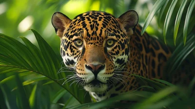 Jaguar Stalking Prey