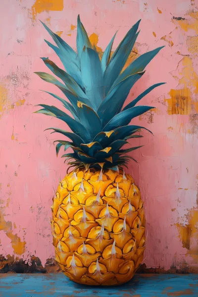 Pineapple Abstract Painting