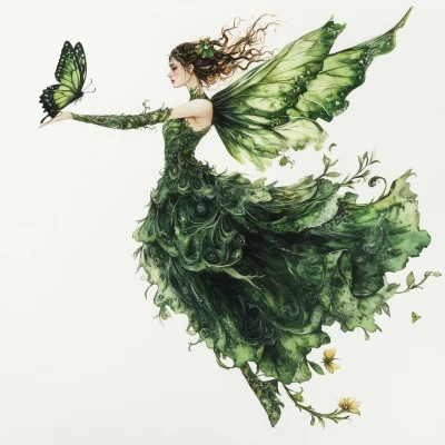 Enchanted Fairy in Flight