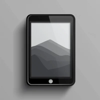 Black Landscape Icon