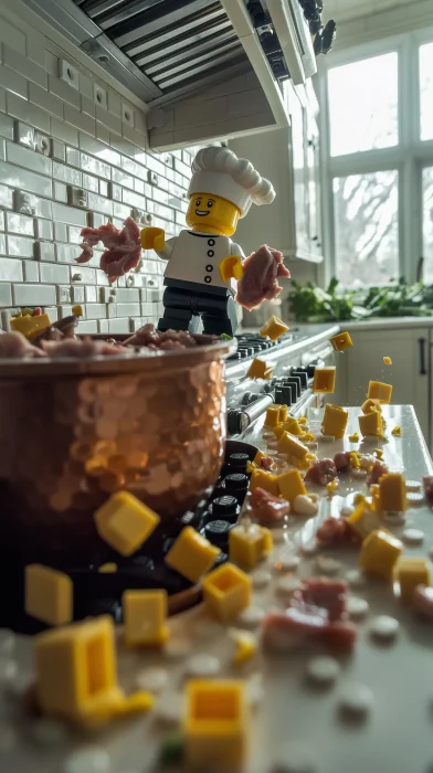 Lego Chefs in Action