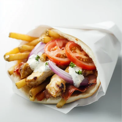 Greek Chicken Pita