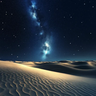 Starry Desert Night