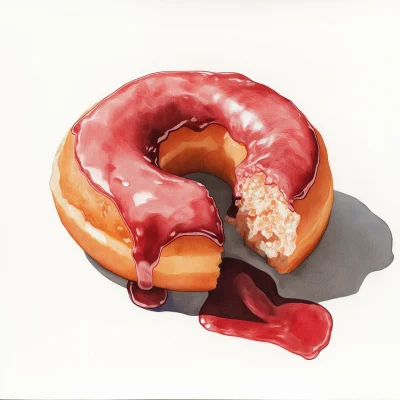 Colorful Donut Illustration