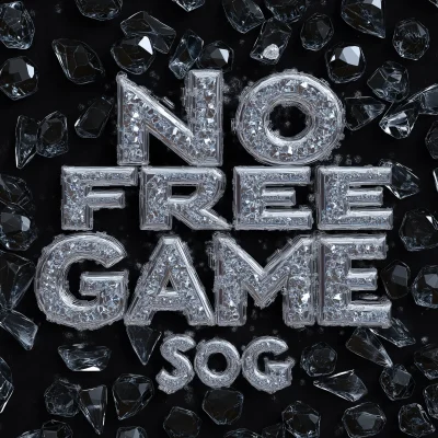 3D Minimalistic Logo with Icy Diamonds