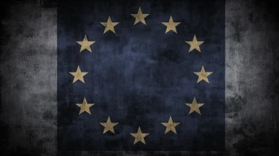 European Flag with Stars