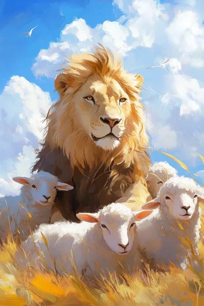 Lion Among Sheep