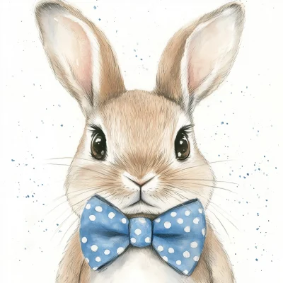 Charming Bunny Illustration