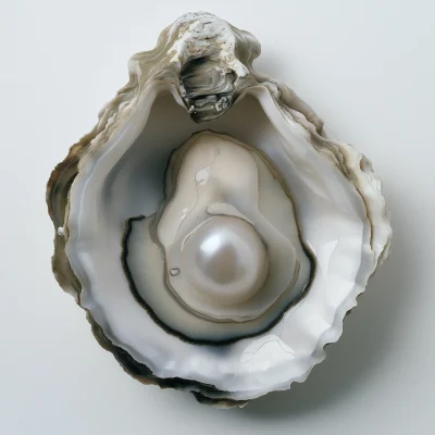 Oyster Specimen with Pearl