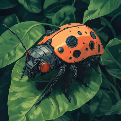 Cyberpunk Metallic Ladybird