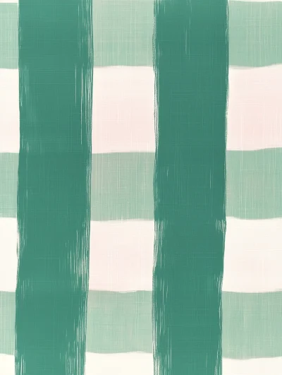 Teal Gingham Abstract